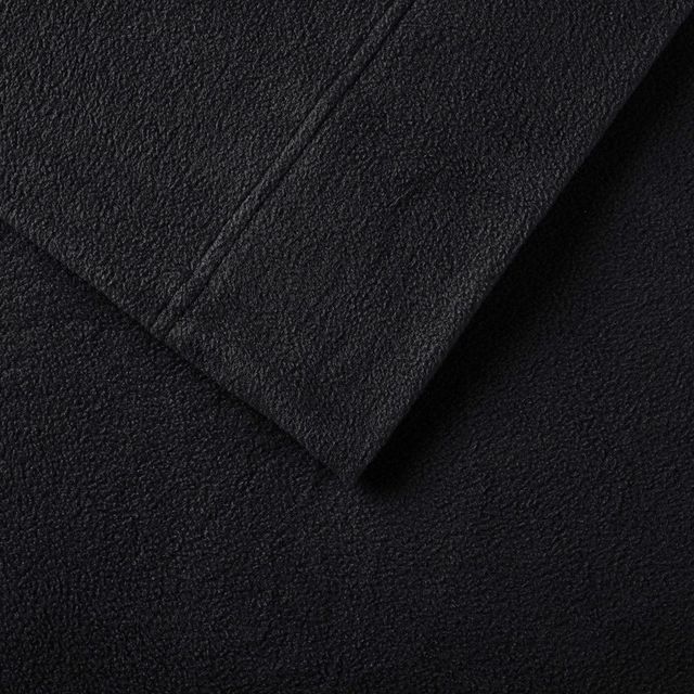 Olliix by True North by Sleep Philosophy Micro Fleece Black King Sheet Set-2