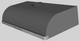 Vent-A-Hood® 42" Gunsmoke Retro Style Under Cabinet Range Hood-5
