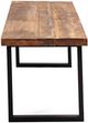 A & B Home Black/Brown Bench-2
