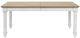 Martin Furniture Hartford Brown Extension Dining Table with Cream Base-3