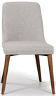 Korson Furniture Corvin Cloud Gray Side Chair-2