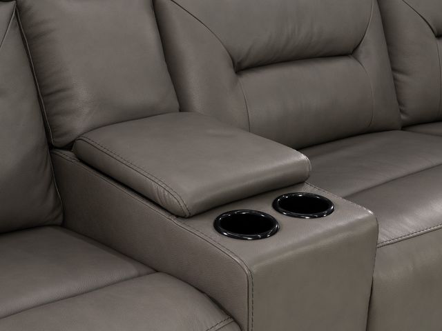 Silverado 6 Piece Leather Sectional-3