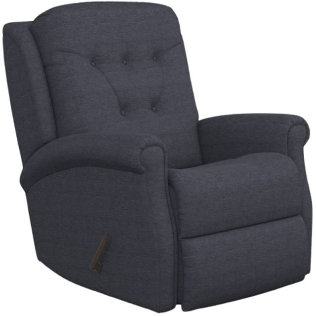 Flexsteel® Minnie Navy Manual Swivel Gliding Recliner-0