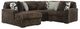 Signature Design by Ashley® Midnight-Madness 4-Piece Chocolate Left-Arm Facing Sectional and Chaise-0