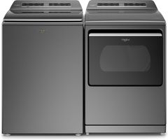 Whirlpool® Chrome Shadow Laundry Pair