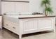 Mako Wood Furniture Sophia Brown/White Double Storage Panel Bed-0