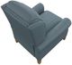 Best® Home Furnishings Customizable Joanna Leather High Leg Recliner with Honey Birch Legs-4
