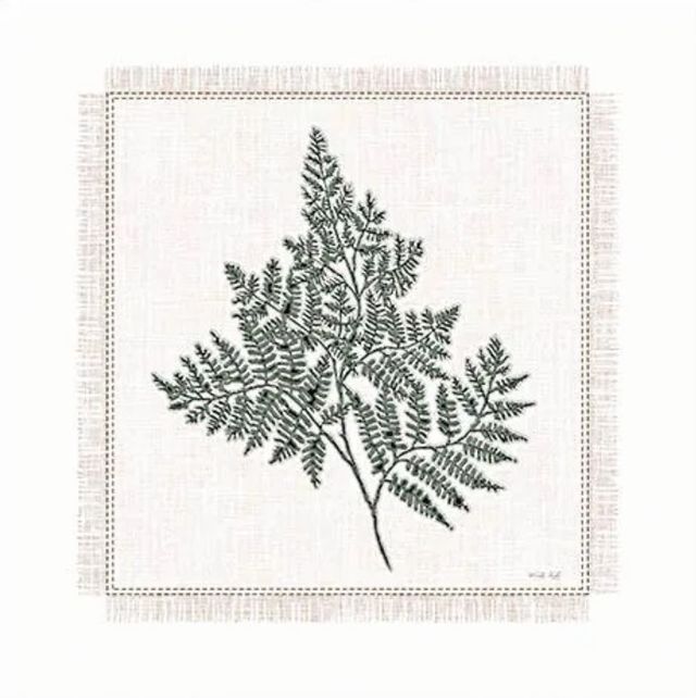 Classy Art Embroidered Leaves V by Cindy Jacobs Wall Art-0