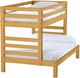 Crate Designs™ Furniture Classic Twin XL/Full XL Tall Ladder End Cutaway Bunk Bed-0