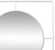 Crestview Collection Clark 2 White Wall Mirror-1