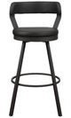 Homelegance® Appert Black/Dark Gray Swivel Pub Height Chair-1