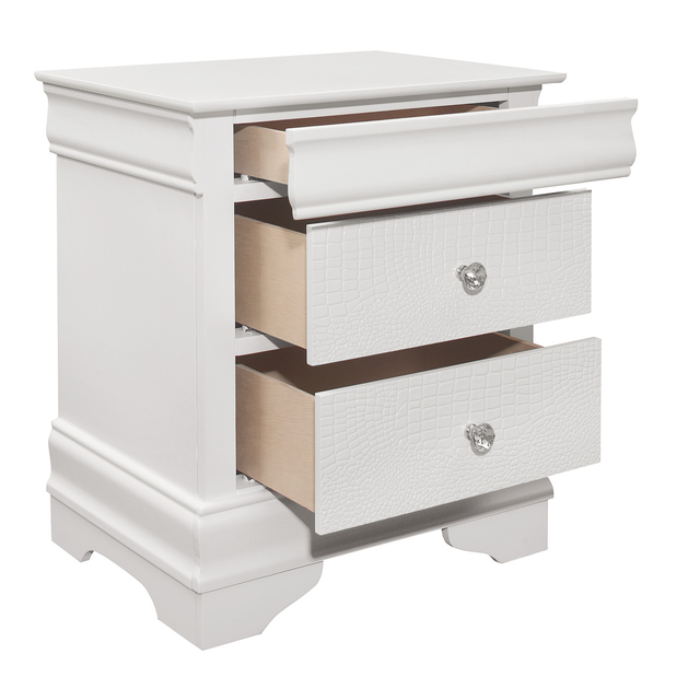 Homelegance® Lana White Nightstand-3