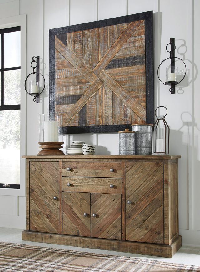 Signature Design by Ashley® Grindleburg Light Brown Dining Room Server-2