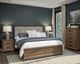 Magnussen Home® Callisto Santa Cruz/Bourbon Brown Queen Panel Bed with Upholstered Headboard-1