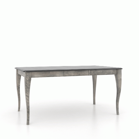 Canadel Customizable Gourmet 64" VC Base Dining Table with One Leaf -3