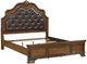 Homelegance® Bridgepoint Brown California King Upholstered Panel Bed-3