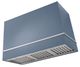 AGA Loge 48" Stone Blue Wall Mounted Range Hood with Polished Brass Trim-0