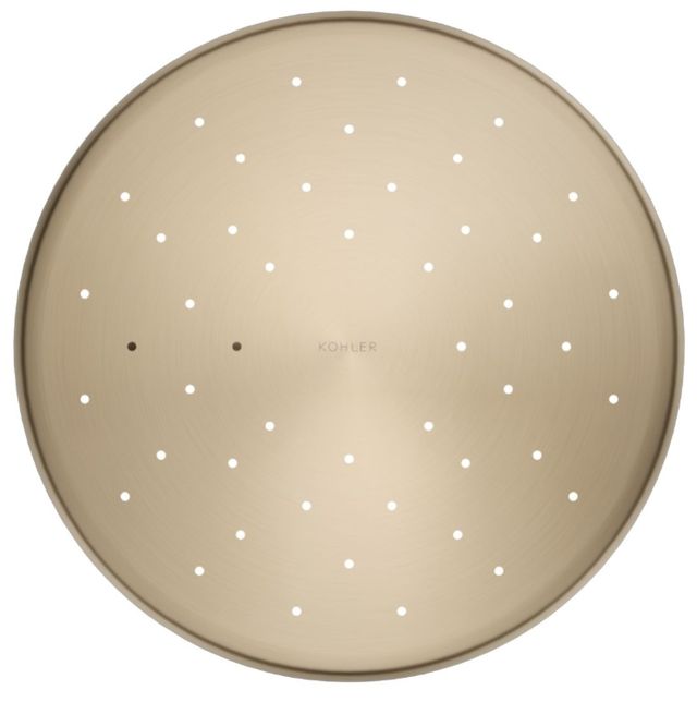 KOHLER® Statement® Vibrant Brushed Bronze 2.5 GPM Open Rain Iconic Single-Function Rainhead-4
