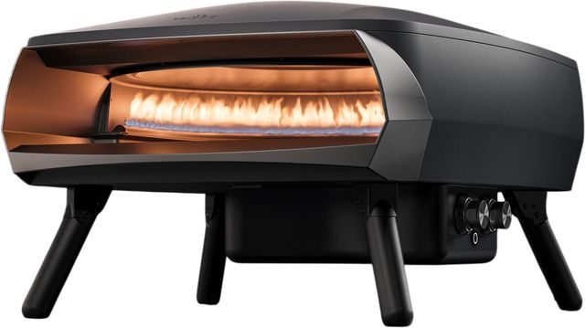Witt ETNA Rotante 16'' Matte Graphite Rotating Pizza Oven-1