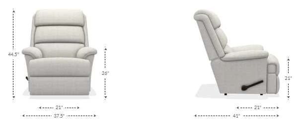 La-Z-Boy® Astor Porcelain Manual Wall Recliner-2