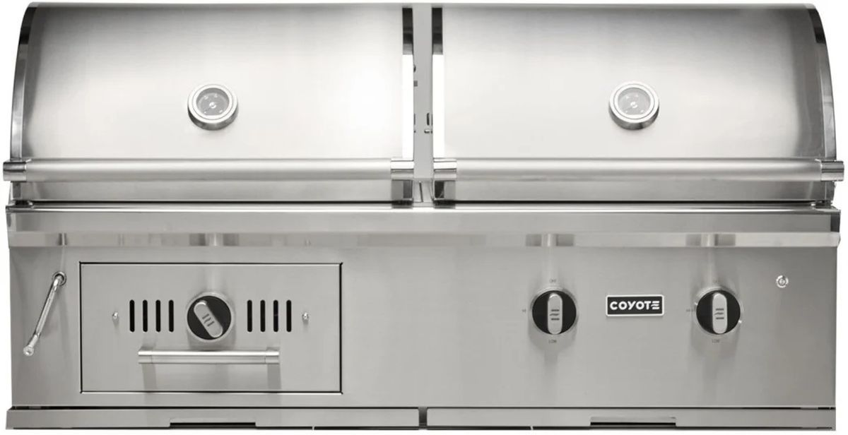 Coyote® 50" Built-In Natural Gas Stainless Steel Hybrid Grill