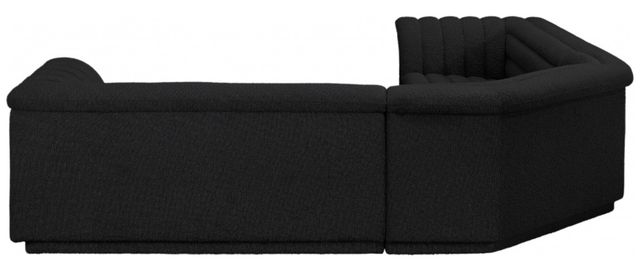 Meridian Furniture Cascade 3-Piece Black Sectional-3
