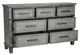 Signature Design by Ashley® Russelyn Light Weathered Gray Dresser and Mirror-1