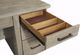 aspenhome® Platinum Gray Linen 66" Executive Desk-4