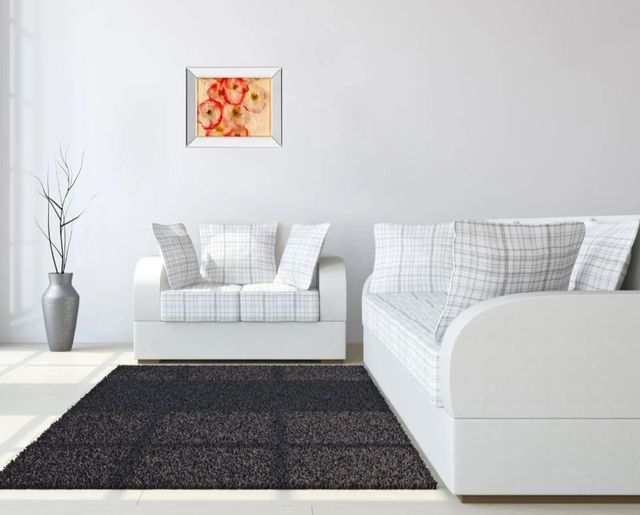 Classy Art Papaver Dreams III by Harold Davis Mirror Framed Wall Art-2