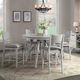 Intercon Modern Rustic Gray/Weathered White Panel Stool-1