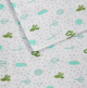 Olliix by Intelligent Design Cozy Soft Green Cactus Queen Cotton Novelty Print Flannel Sheet Set-1