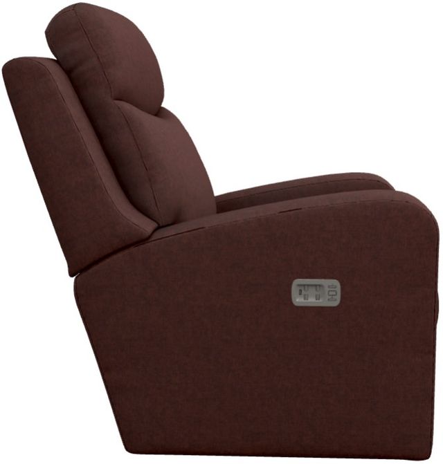 La-Z-Boy® Emmons Brick Power Wall Recliner with Headrest and Lumbar-2