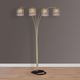 Crown Mark Rain Drop Black/Gold 84" Arc Floor Lamp-1