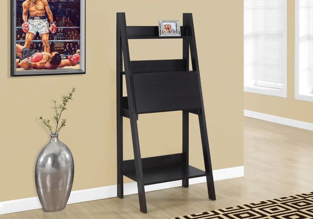 Monarch Specialties Inc. 61"H Espresso Ladder Style Computer Desk-1