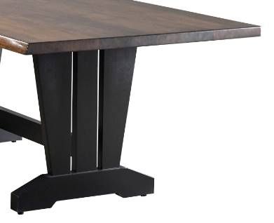Country View Woodworking Customizable Glenwood 42" Dining Table-1