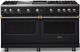 Viking® 5 Series 60" Onyx Pro Style Gas (NG) Range with Brushed Brass Trim-0