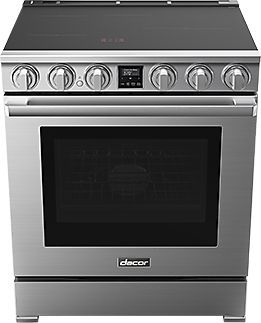 Dacor® 30" Silver Stainless Pro Style Induction Range-3