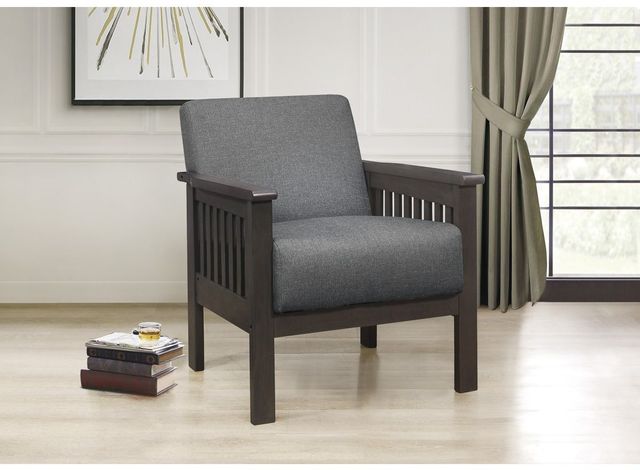 Mazin Furniture Lewiston Gray Accent Chair-3