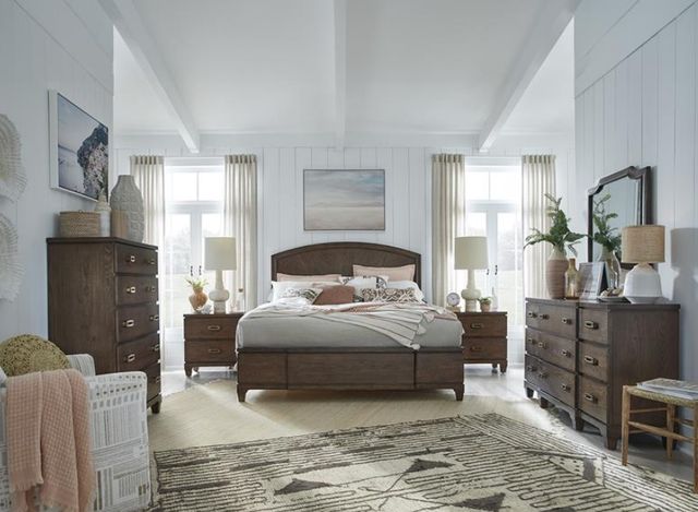 Magnussen Home® Sugar Mill Spiced Rum Brown Queen Panel Headboard-1