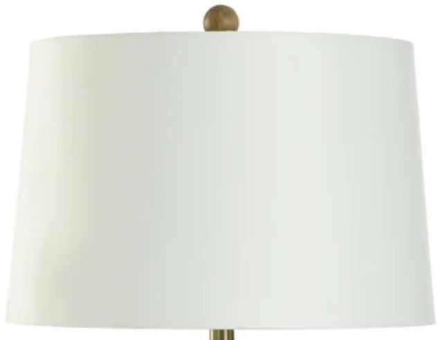 Stylecraft Roanoke White/Yellow Table Lamp-2