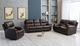 Mazin Furniture Gilbert Brown Power Recliner Chair -3