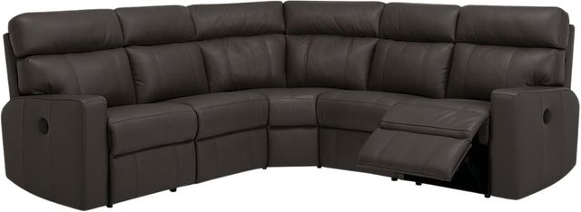Palliser® Furniture Customizable Oakwood 3-Piece Power Reclining Curved Sectional-1