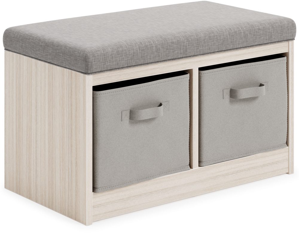 IDÉE　SOLID BENCH ヘンリーボーン柄ナチュラルグレー 受注生産品】SOLID BENCH｜2人掛け｜IDEE SHOP Online