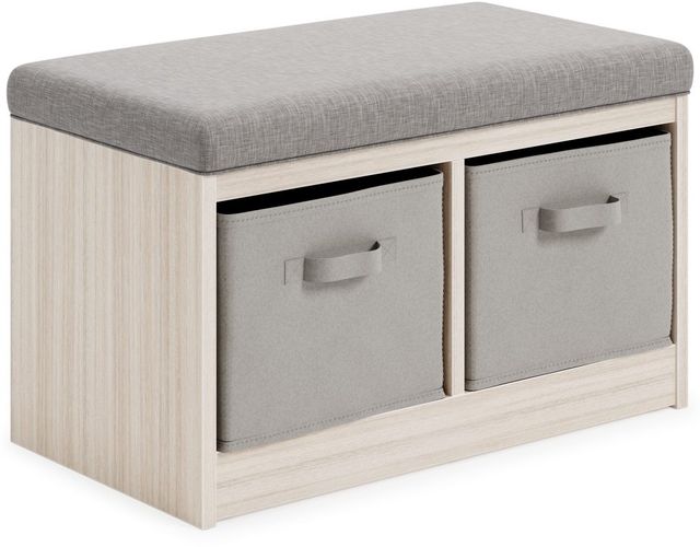 Signature Design by Ashley® Blariden Gray Storage Bench-0