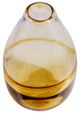 A & B Home Clear/Yellow 12" Vase-1