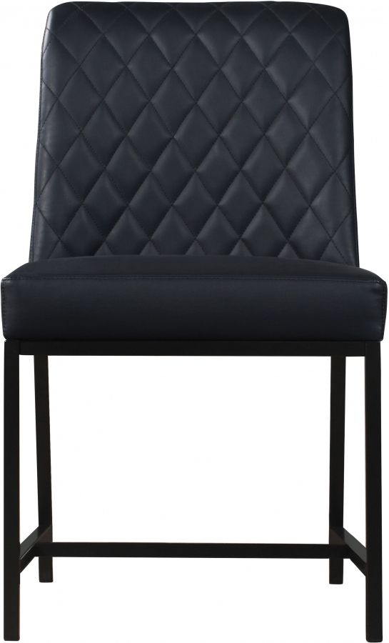 Meridian Furniture Bryce Black Faux Leather Dining Chair-2