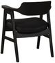 Nest Home Collections Wagner Black/Vintage Black Arm Chair-3