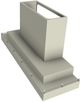 Vent-A-Hood® 66" Biscuit Contemporary Wall Mount Range Hood-2