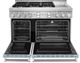KitchenAid® 48" Misty Blue Smart Pro Style Gas Range with Griddle-1