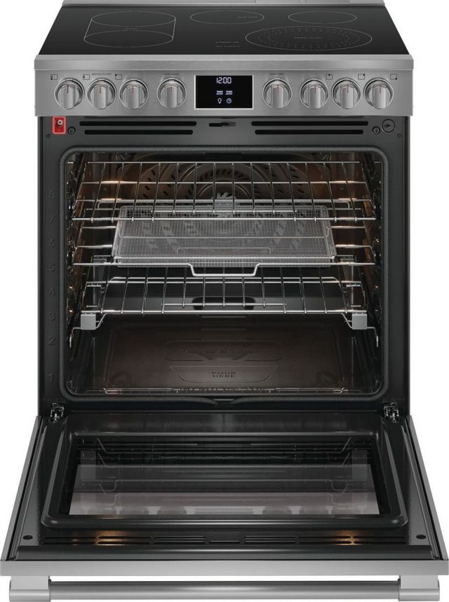 Frigidaire Professional® 30" Smudge-Proof® Stainless Steel Freestanding Electric Range -1